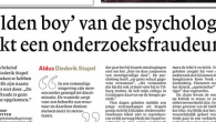 Toponderzoeker bekent fraude Tilburgse hoogleraar Diederik Stapel geeft toe dat hij onderzoeksgegevens verzon