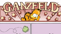Garfield met hoog voorhoofd doet bijzondere dingen