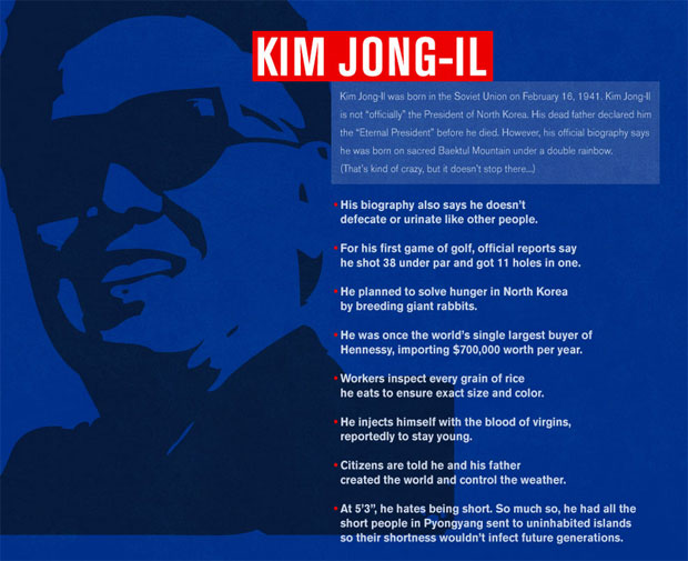 Verhalen rondom Kim Jong-Il 3